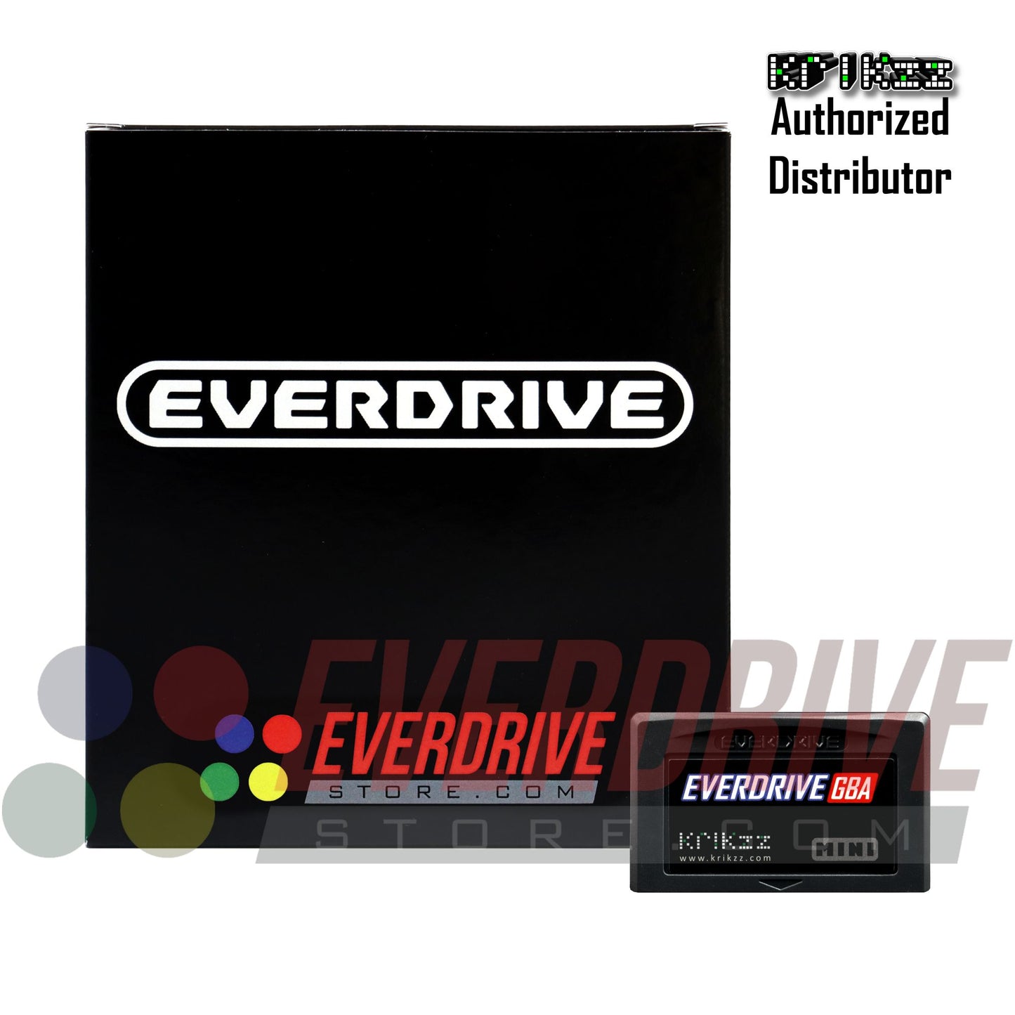 Everdrive GBA Mini - Gray by Krikzz for GBA