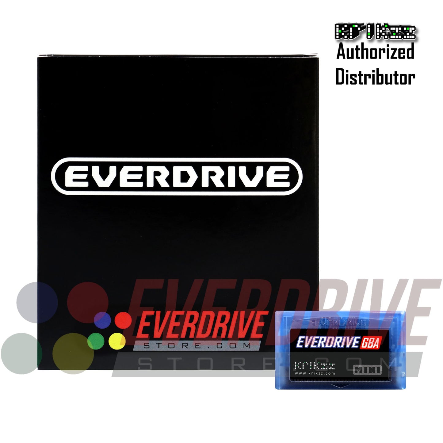 Everdrive GBA Mini - Frosted Blue by Krikzz for GBA