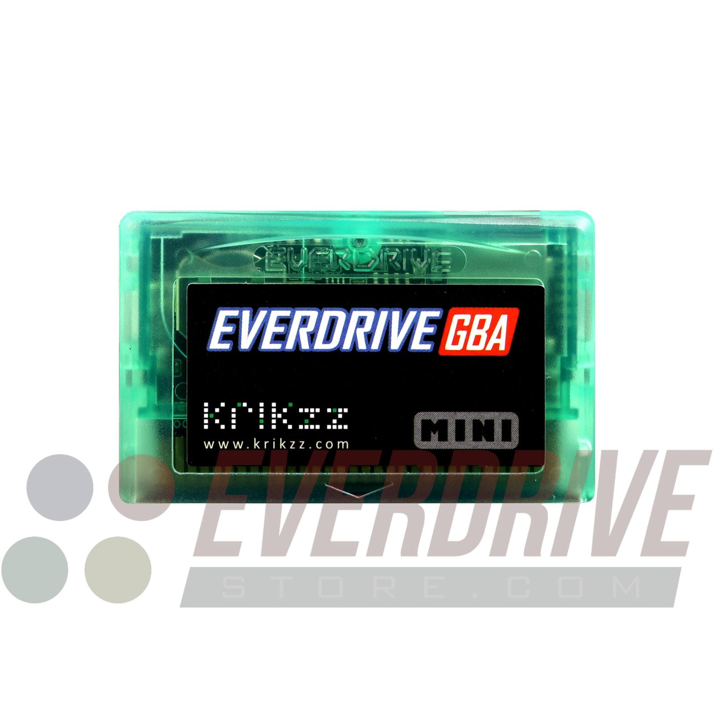 Everdrive GBA Mini - Frosted Green by Krikzz for GBA