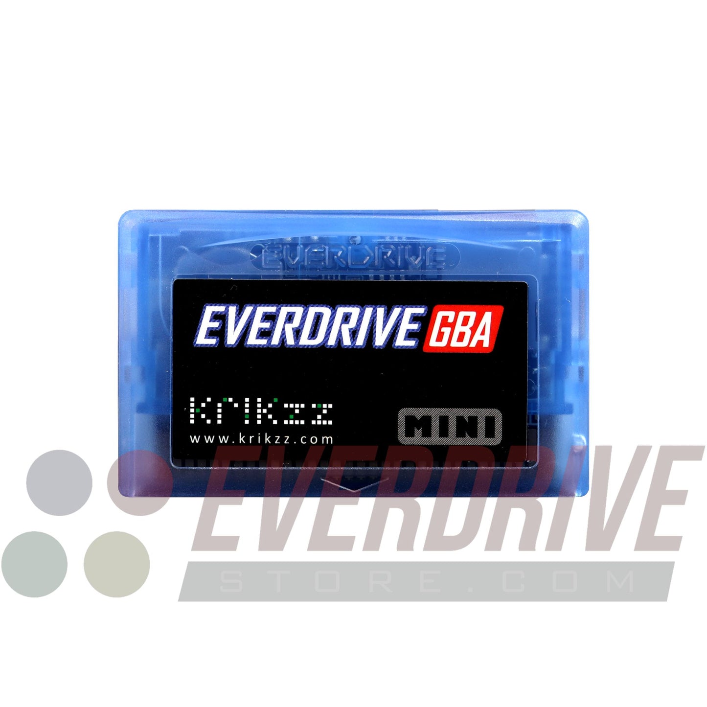 Everdrive GBA Mini - Frosted Blue by Krikzz for GBA