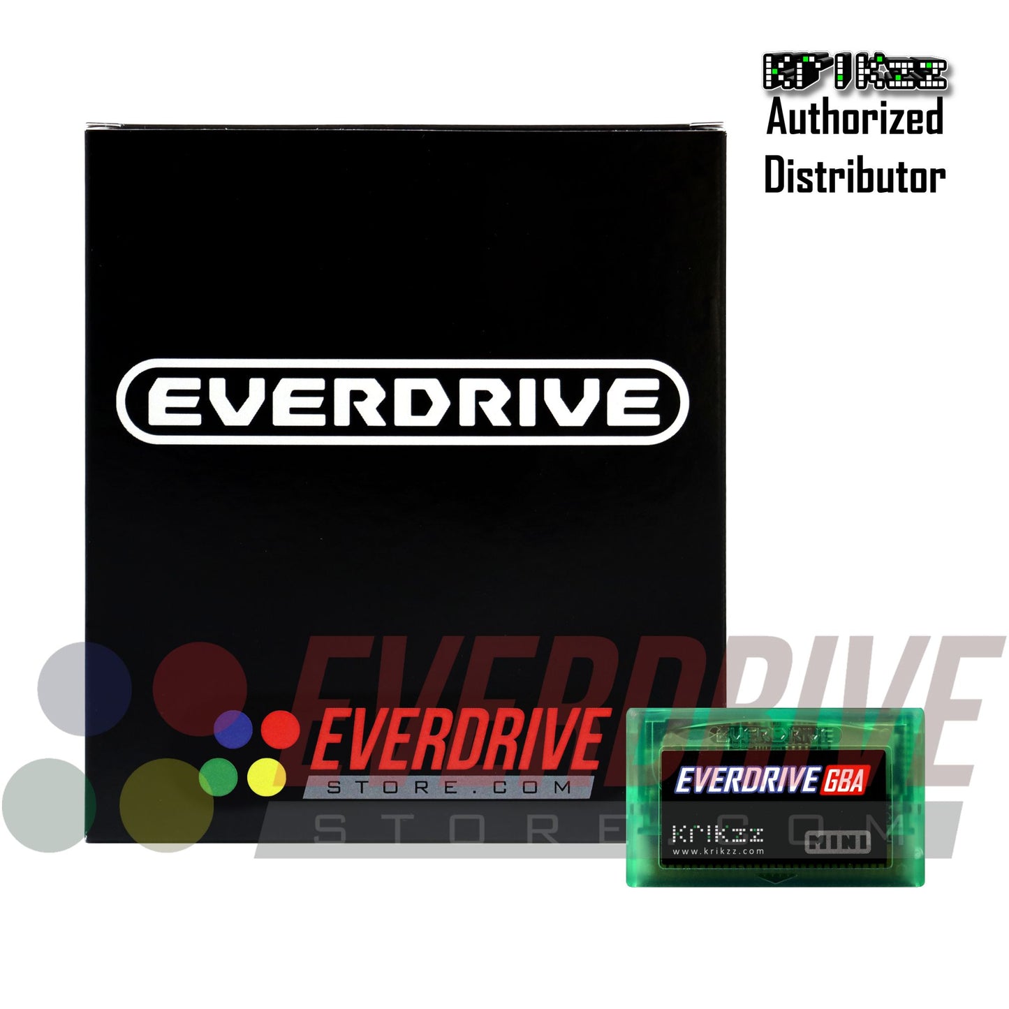 Everdrive GBA Mini - Frosted Green by Krikzz for GBA