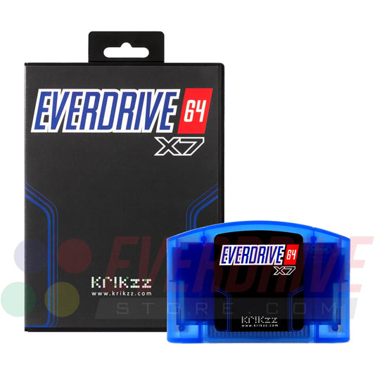 Everdrive 64 X7 - Frosted Blue by Krikzz for N64 Krikzz