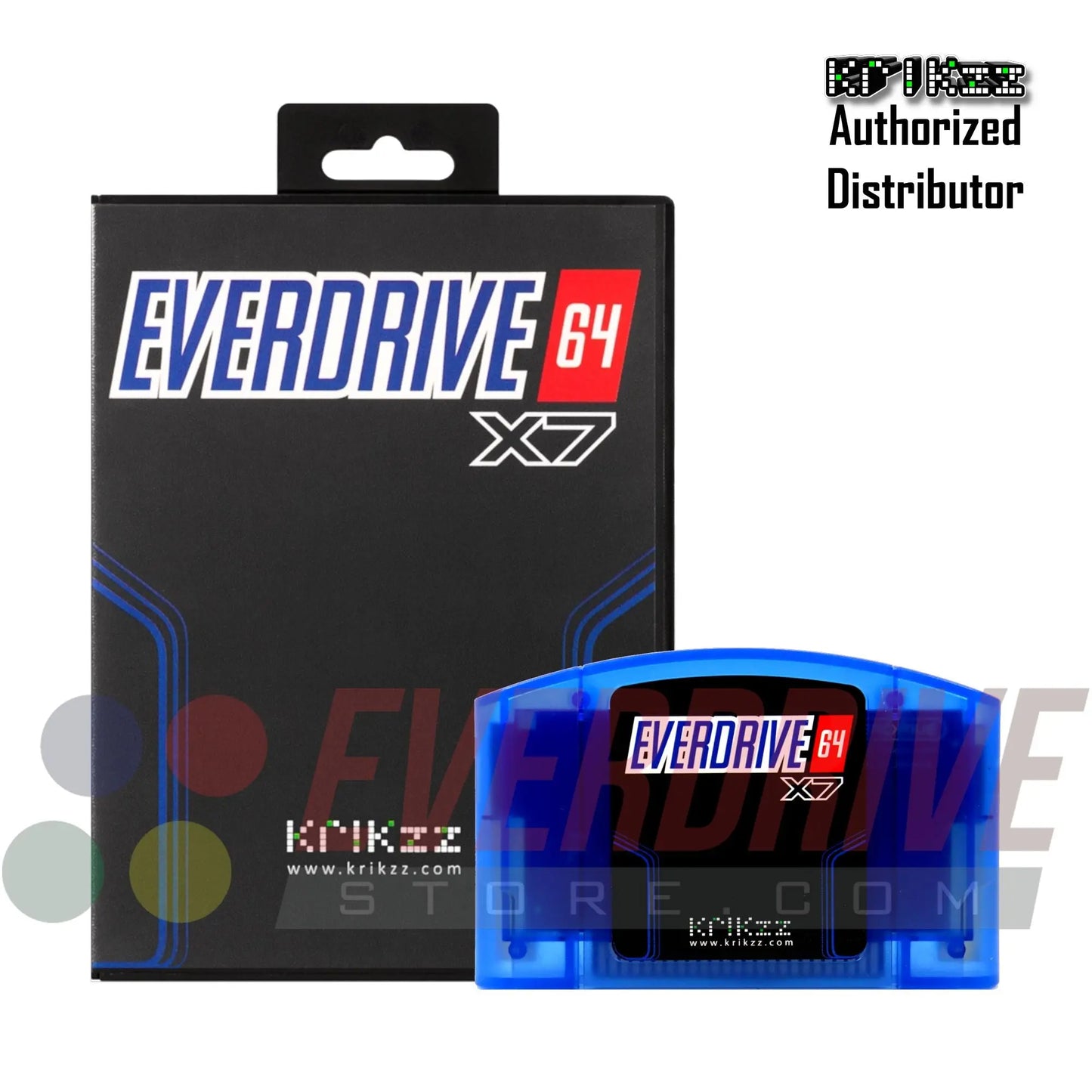 Everdrive 64 X7 - Frosted Blue by Krikzz for N64 Krikzz