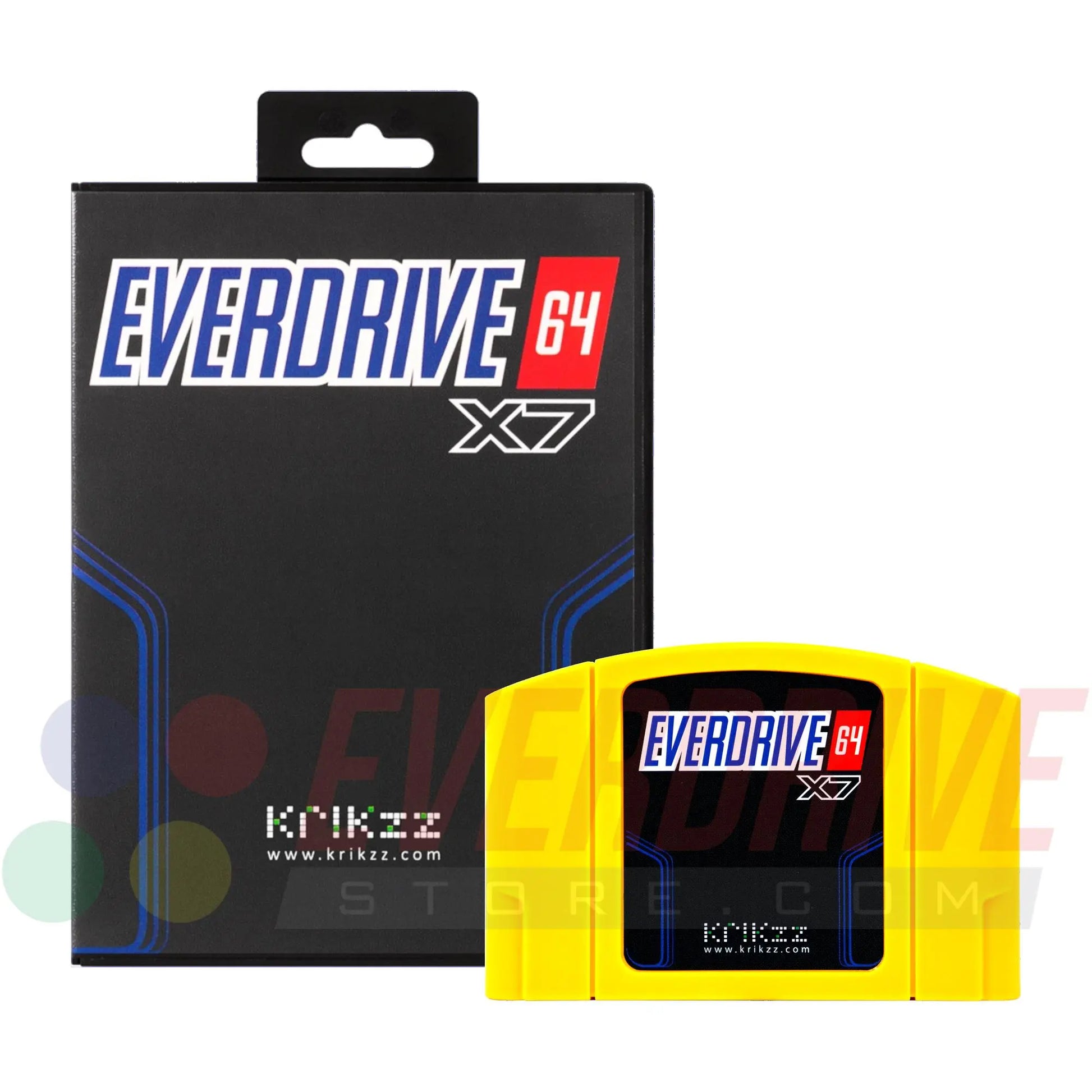 Everdrive 64 X7 - Yellow by Krikzz for N64 Krikzz