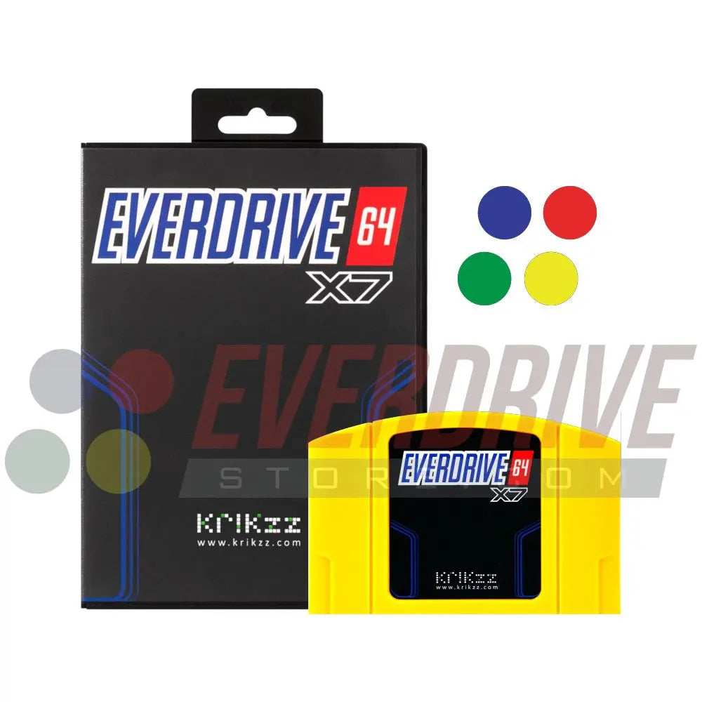 Everdrive 64 X7 - Yellow by Krikzz for N64 Krikzz