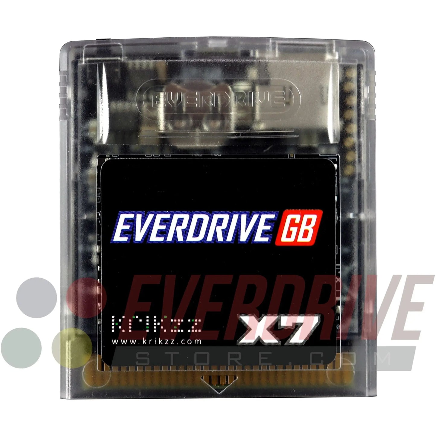 Everdrive GB X7 - Frosted Clear by Krikzz for GB or GBC Krikzz