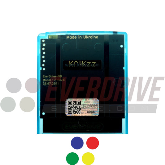 Everdrive GB X7 - Frosted Turquoise by Krikzz for GB or GBC Krikzz