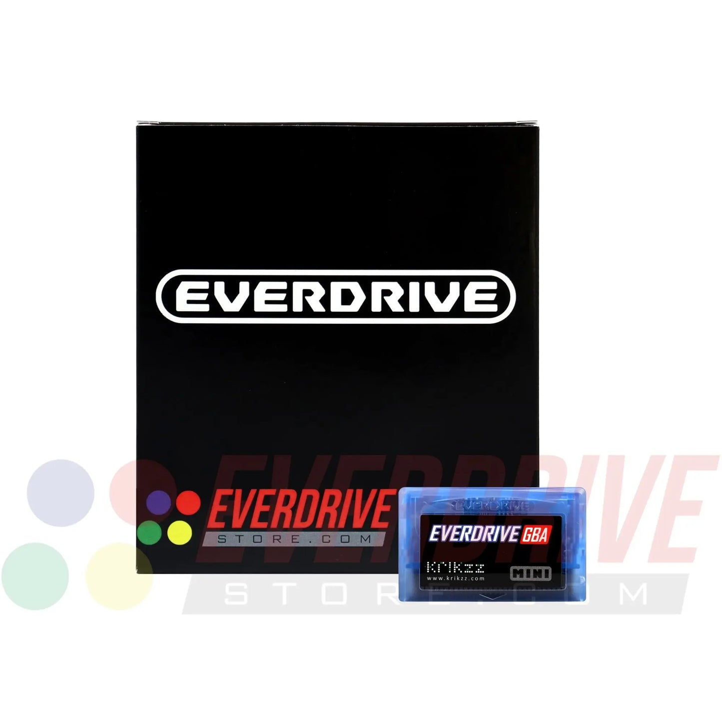 Everdrive GBA Mini - Frosted Blue by Krikzz for GBA Krikzz