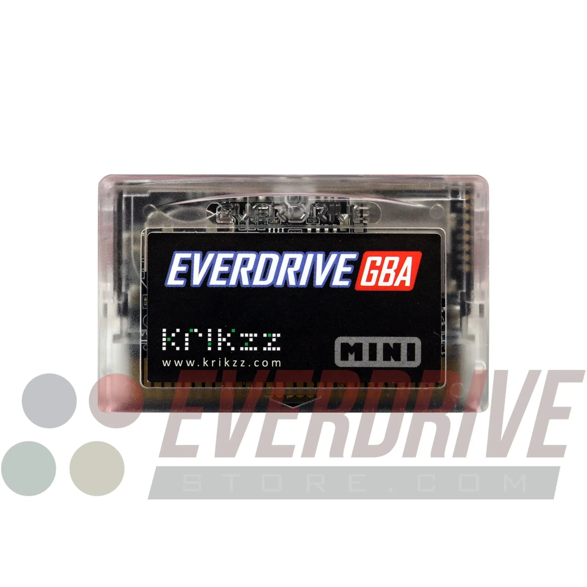 Everdrive GBA Mini - Frosted Clear by Krikzz for GBA Krikzz