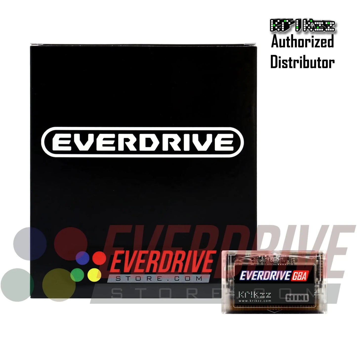 Everdrive GBA Mini - Frosted Clear by Krikzz for GBA Krikzz