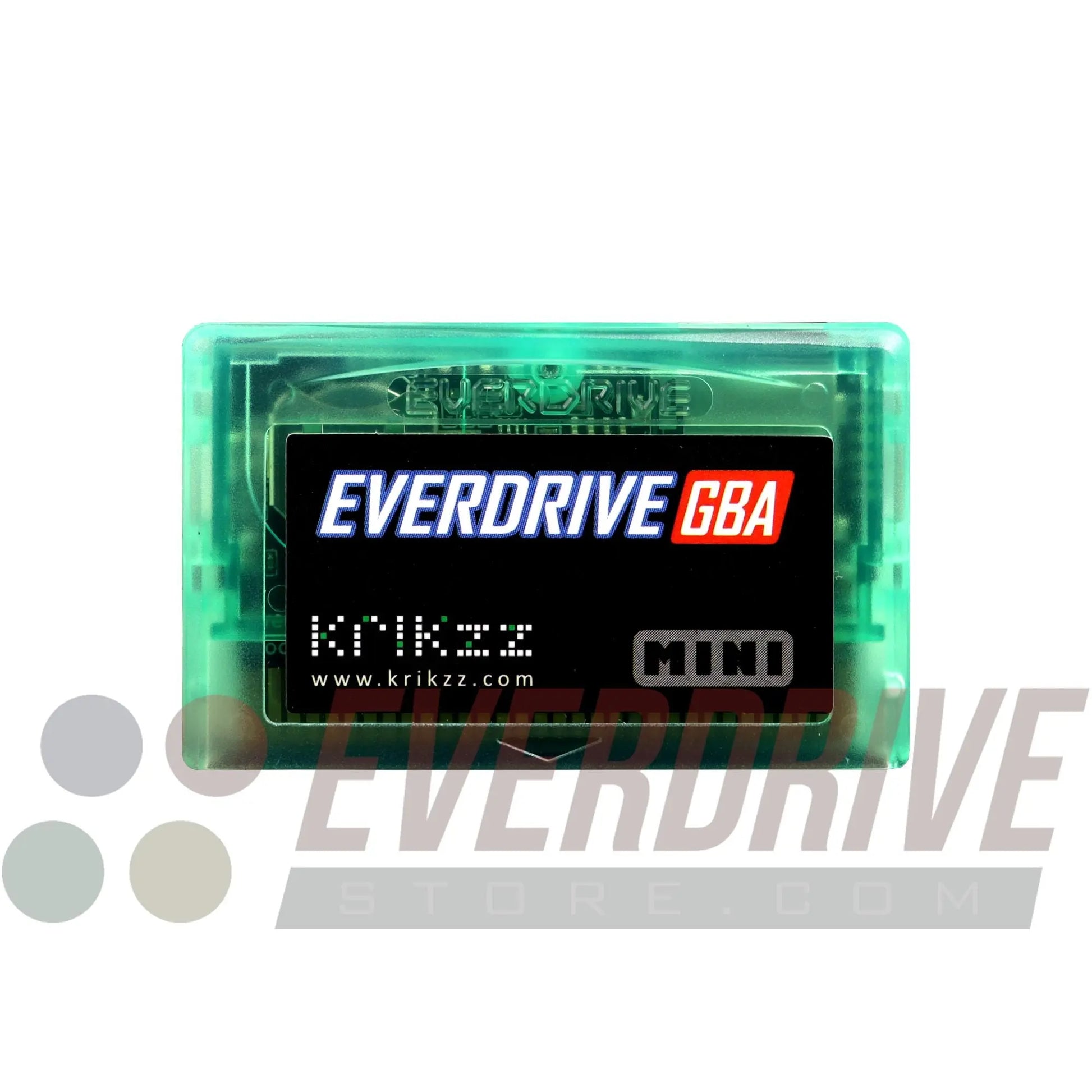 Everdrive GBA Mini - Frosted Green by Krikzz for GBA Krikzz