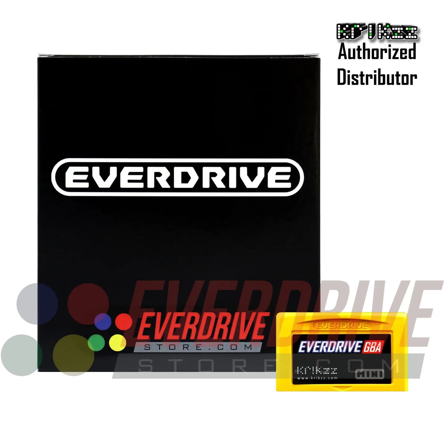 Everdrive GBA Mini - Yellow by Krikzz for GBA Krikzz