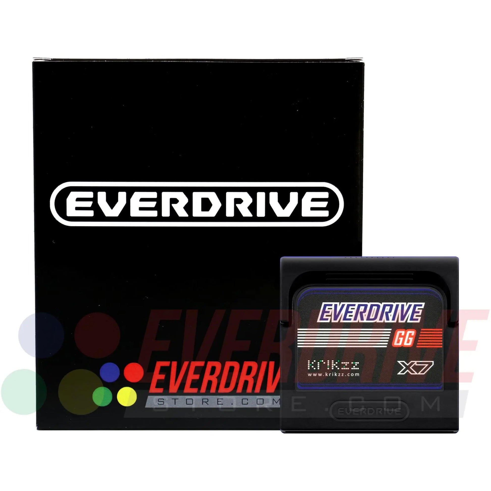 Everdrive GG X7 - Black by Krikzz for Game Gear Krikzz