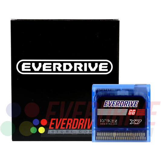 Everdrive GG X7 - Frosted Blue by Krikzz for Game Gear Krikzz