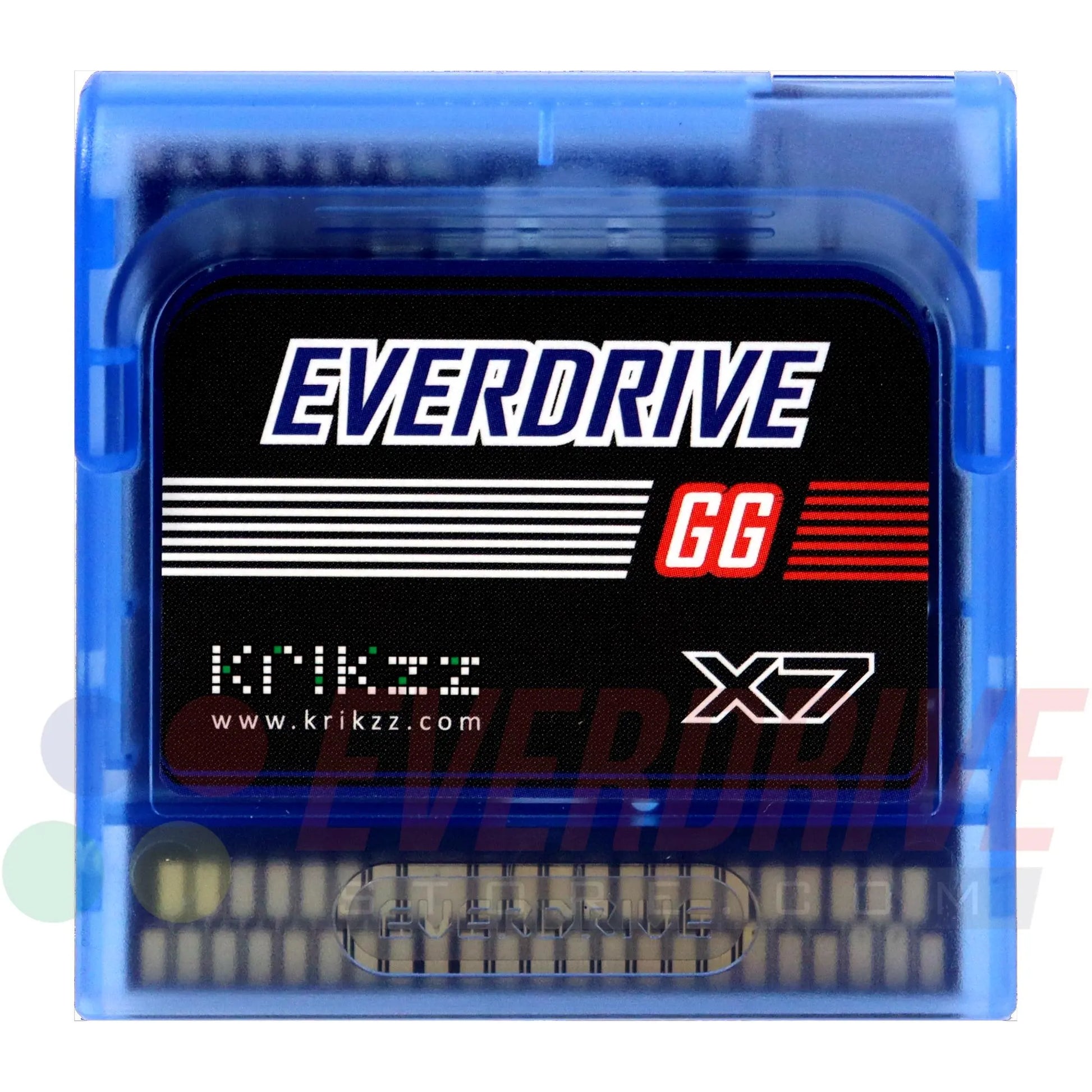 Everdrive GG X7 - Frosted Blue by Krikzz for Game Gear Krikzz