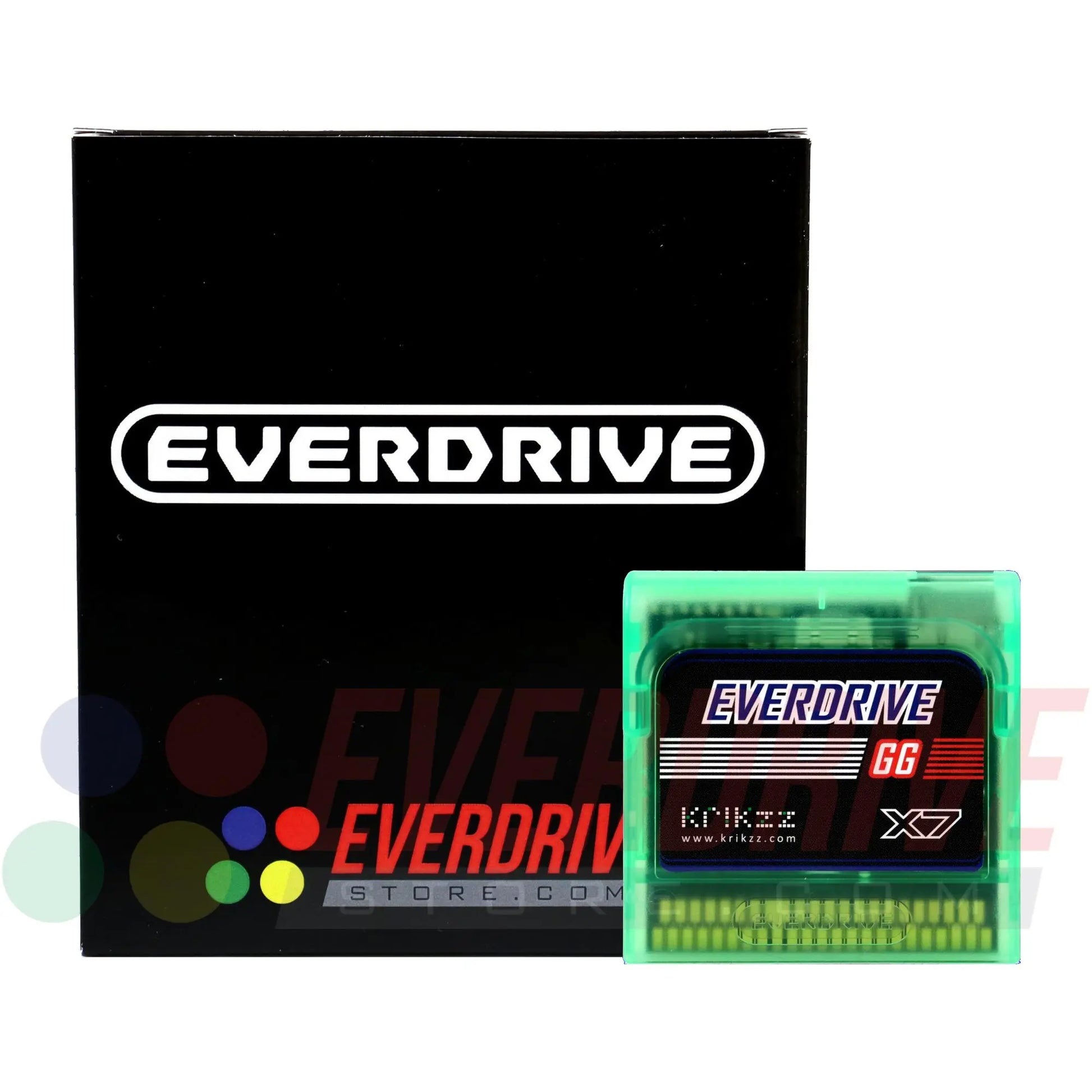 Everdrive GG X7 - Frosted Green by Krikzz for Game Gear Krikzz