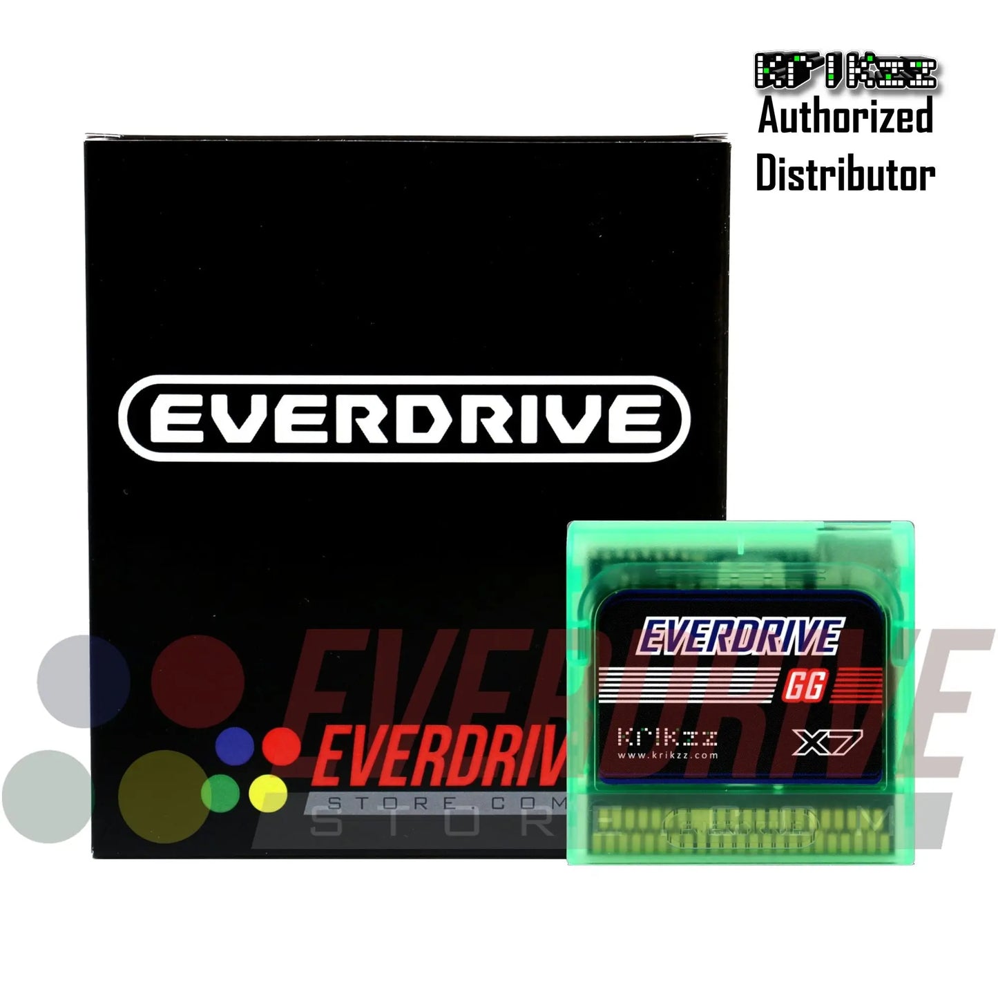 Everdrive GG X7 - Frosted Green by Krikzz for Game Gear Krikzz