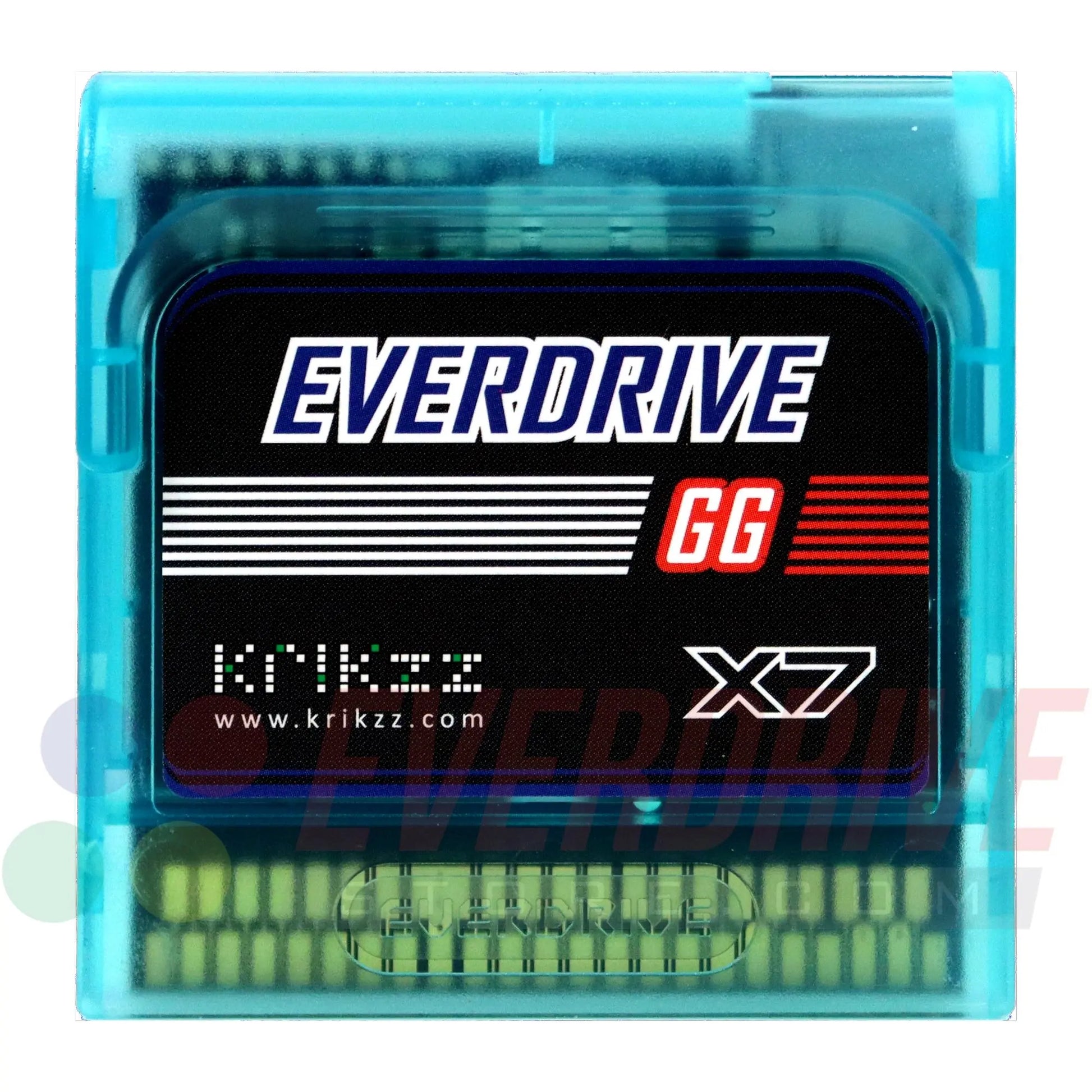 Everdrive GG X7 - Frosted Turquoise by Krikzz for Game Gear Krikzz