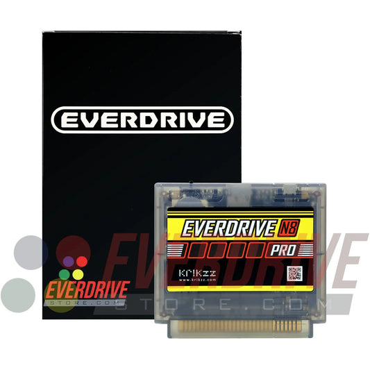 Everdrive N8 Pro - Frosted Black by Krikzz for Famicom Krikzz