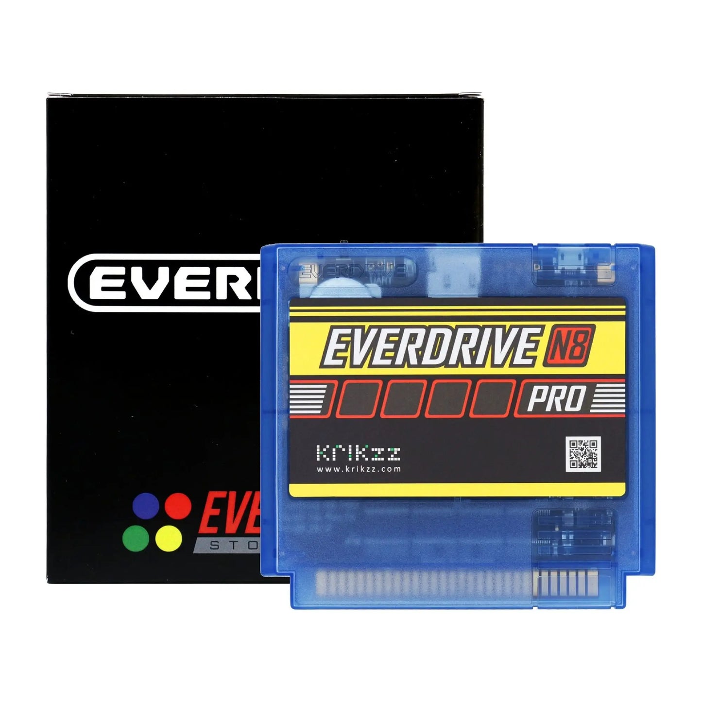 Everdrive N8 Pro - Frosted Blue by Krikzz for Famicom Krikzz