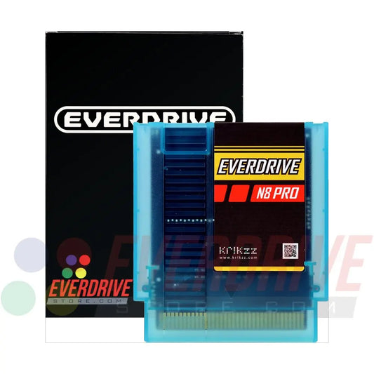 Everdrive N8 Pro - Frosted Turquoise by Krikzz for NES Krikzz