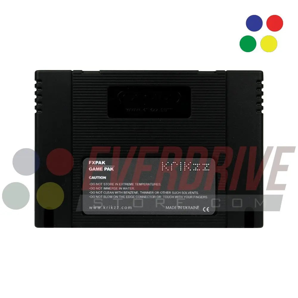 FXPAK Pro - Black by Krikzz for SNES or Super Famicom Krikzz