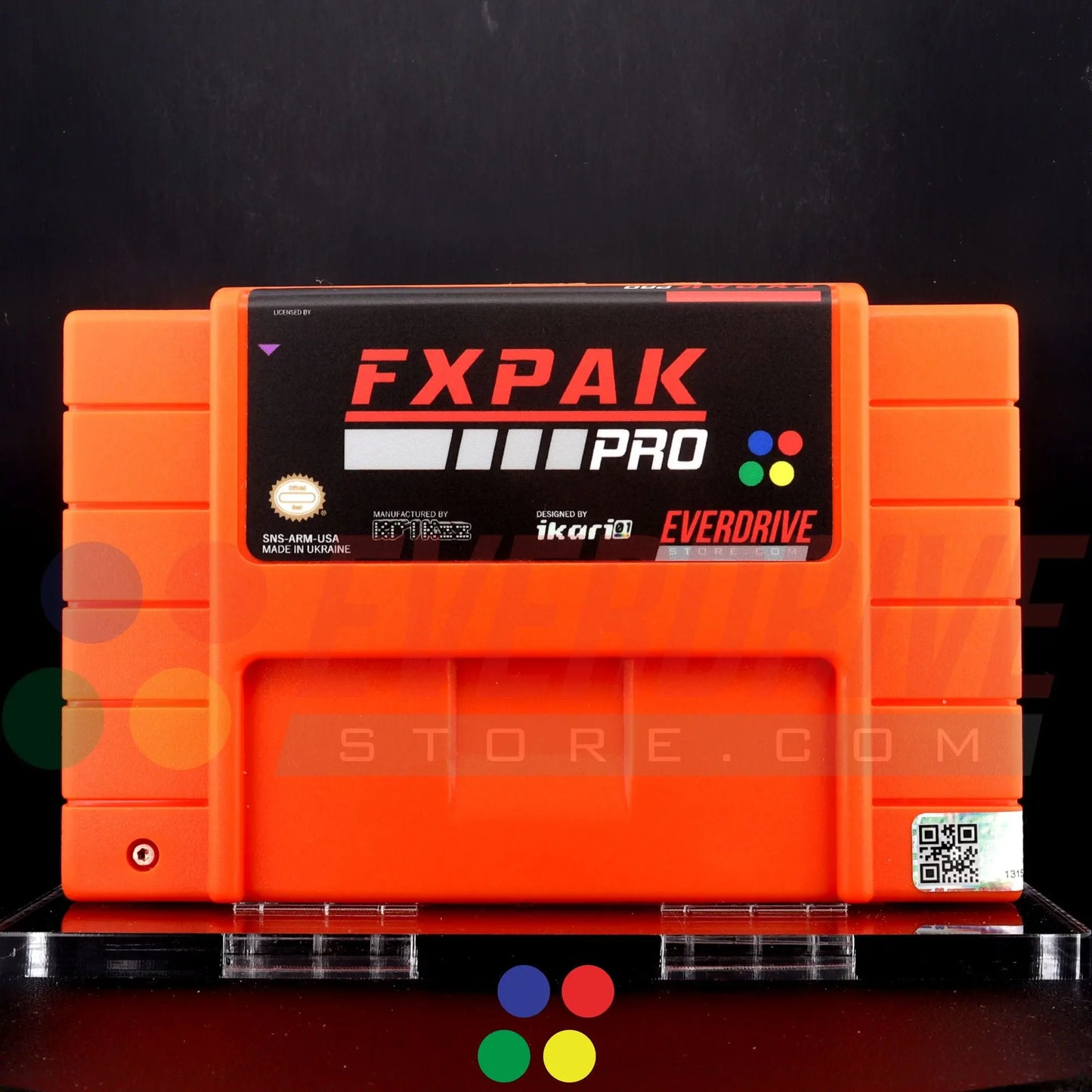 FXPAK Pro NAS - Orange by Krikzz for SNES EverdriveStore.com