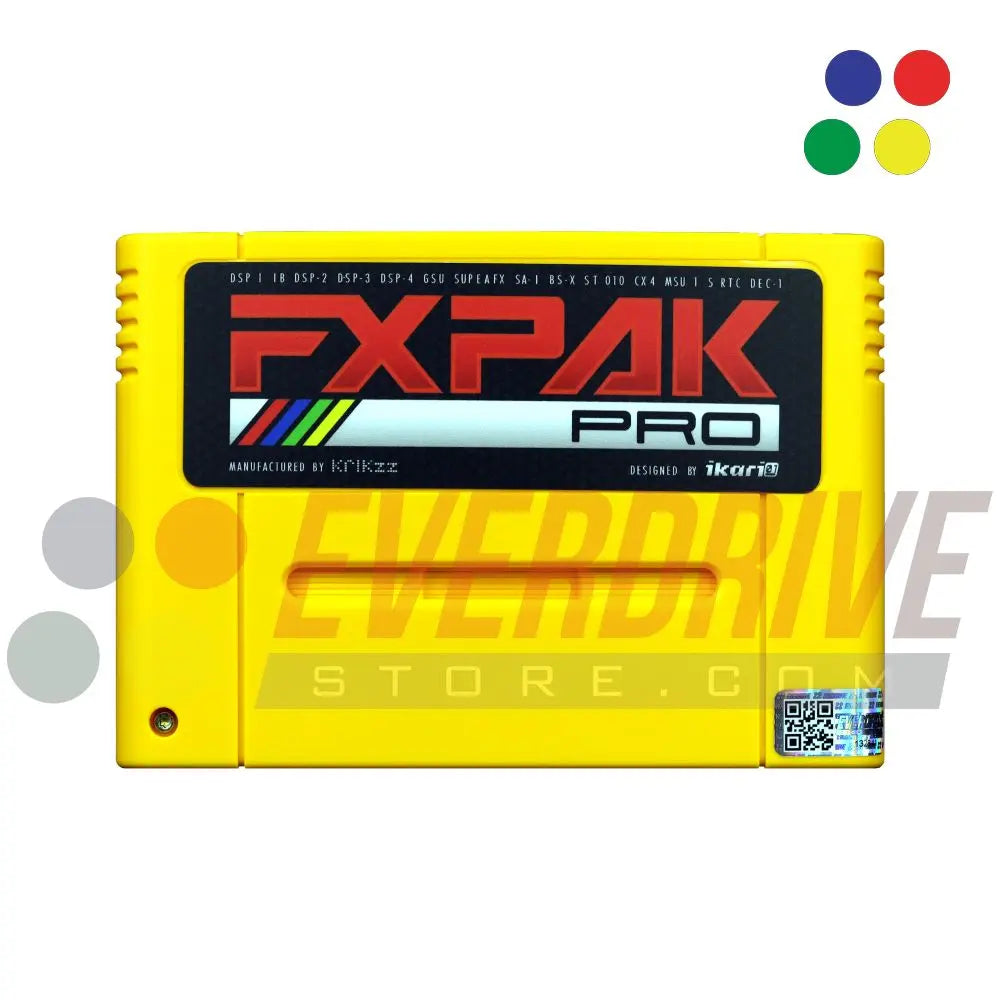 FXPAK Pro - Yellow by Krikzz for SNES or Super Famicom Krikzz