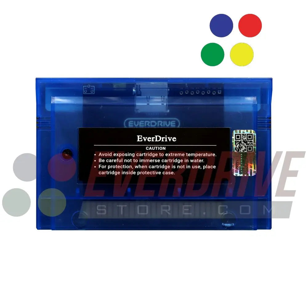 Master Everdrive X7 - Frosted Blue by Krikzz for Master System Krikzz