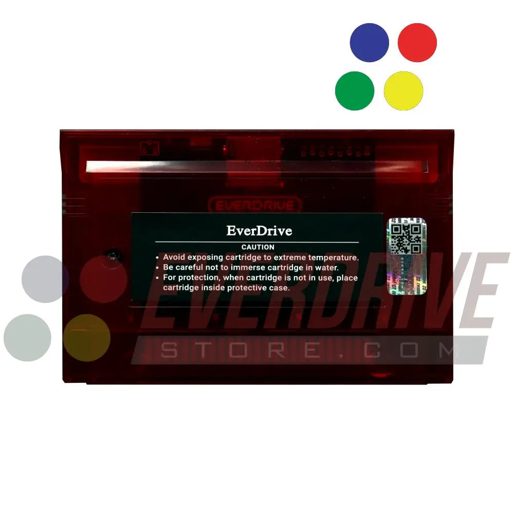 Master Everdrive X7 - Frosted Red by Krikzz for Master System Krikzz