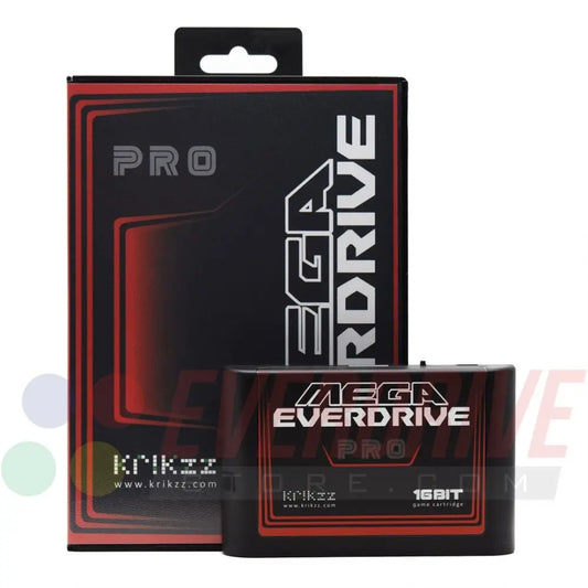 Mega Everdrive PRO - Black by Krikzz for Genesis or Mega Drive Krikzz