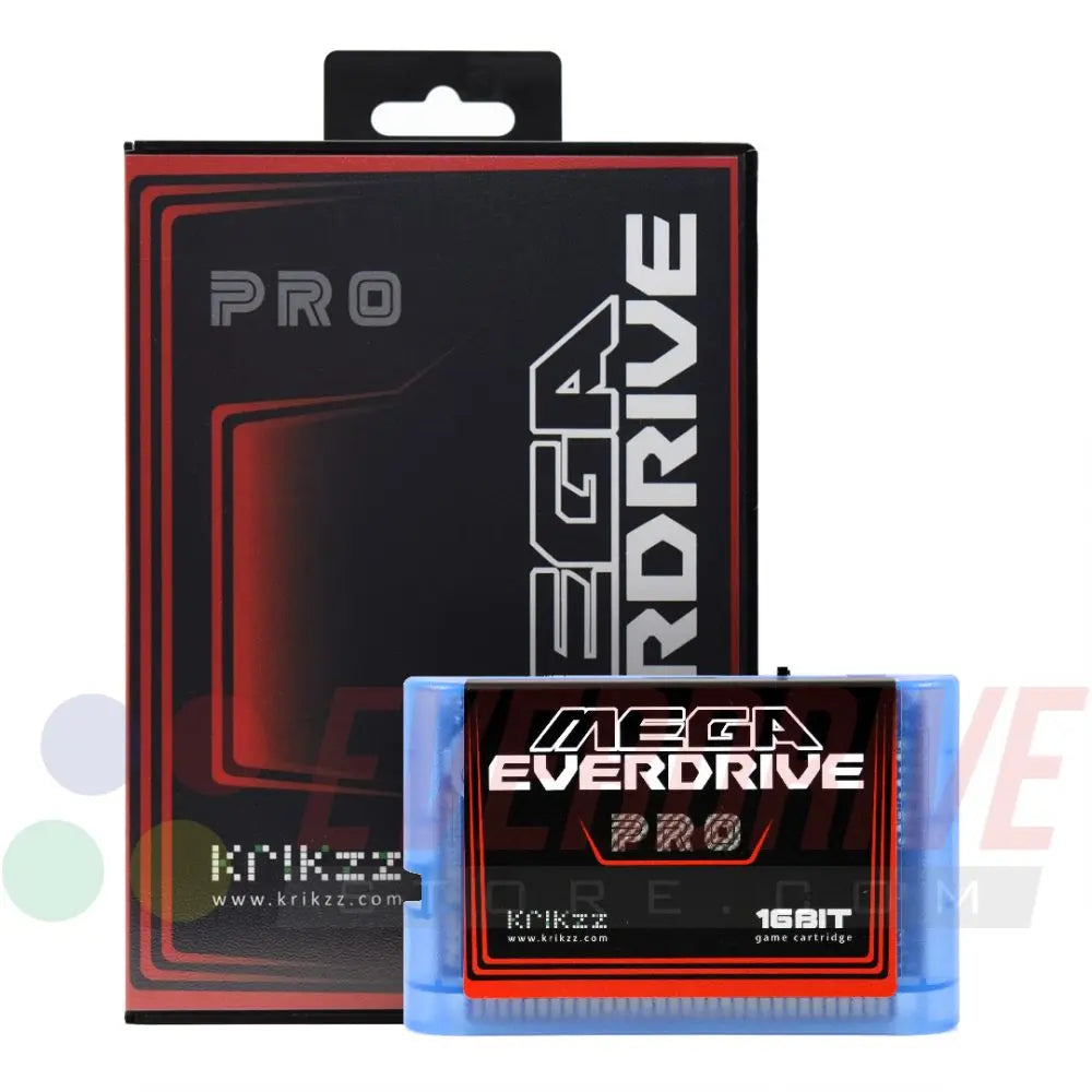 Mega Everdrive PRO - Frosted Blue by Krikzz for Genesis or Mega Drive Krikzz