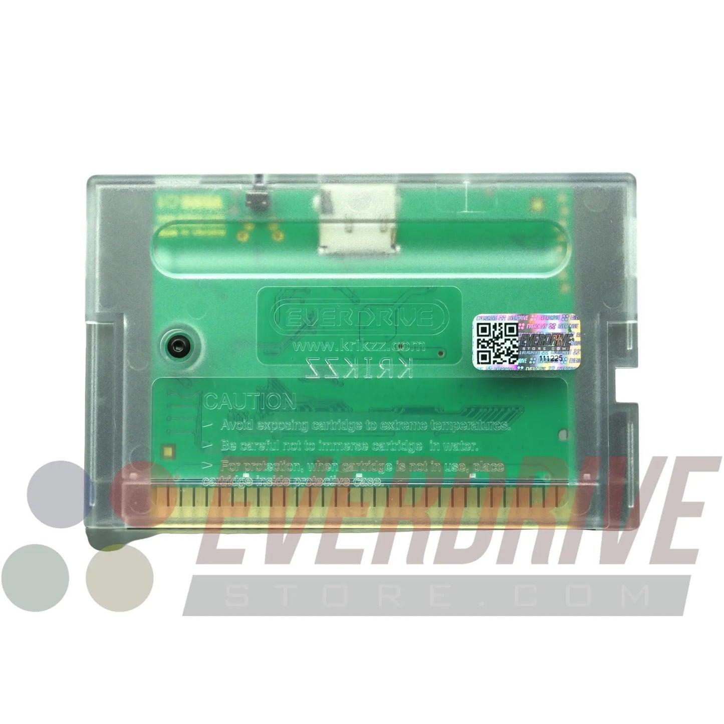 Mega Everdrive X5 - Frosted Clear by Krikzz for Genesis or Mega drive KRIKzz