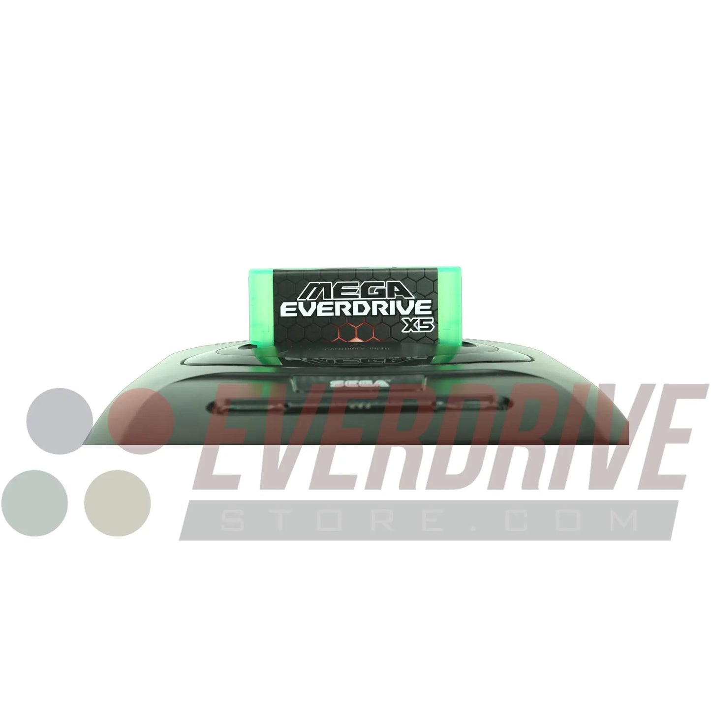 Mega Everdrive X5 - Frosted Green by Krikzz for Genesis or Mega drive KRIKzz