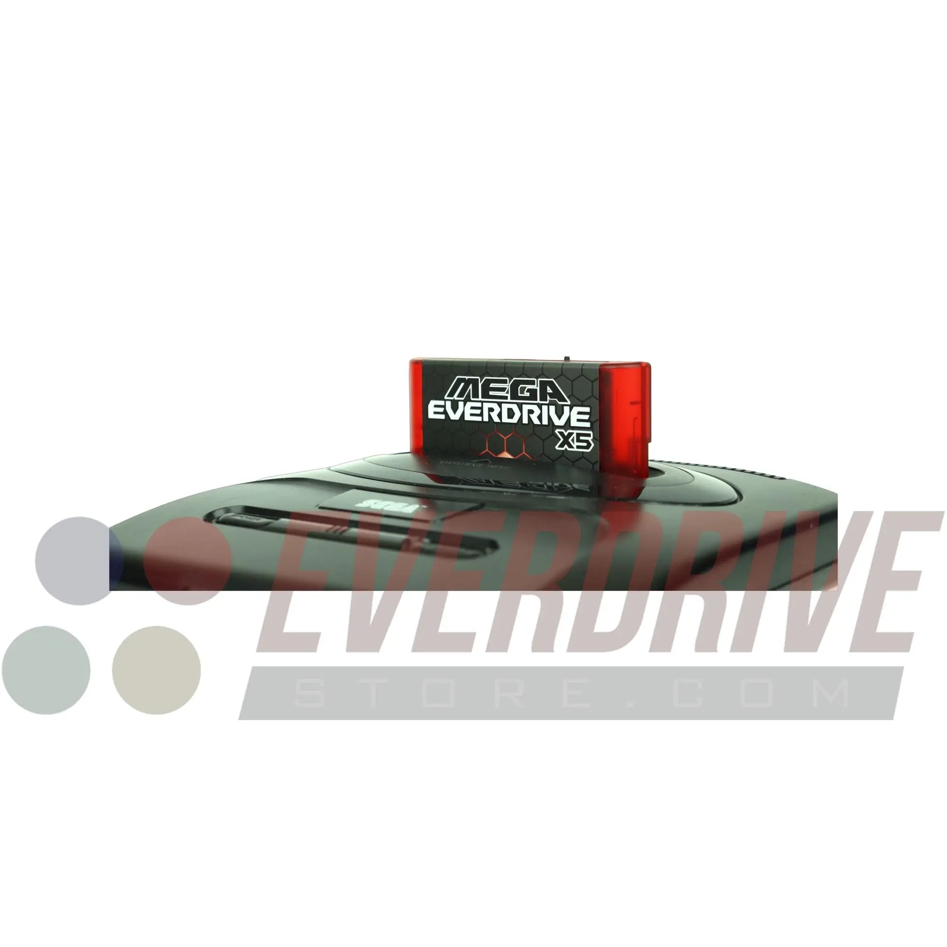 Mega Everdrive X5 - Frosted Red by Krikzz for Genesis or Mega Drive KRIKzz