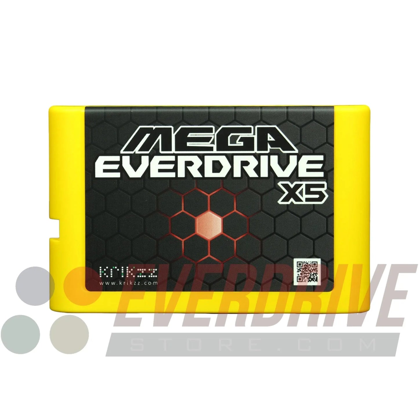 Mega Everdrive X5 - Yellow by Krikzz for Genesis or Mega Drive KRIKzz