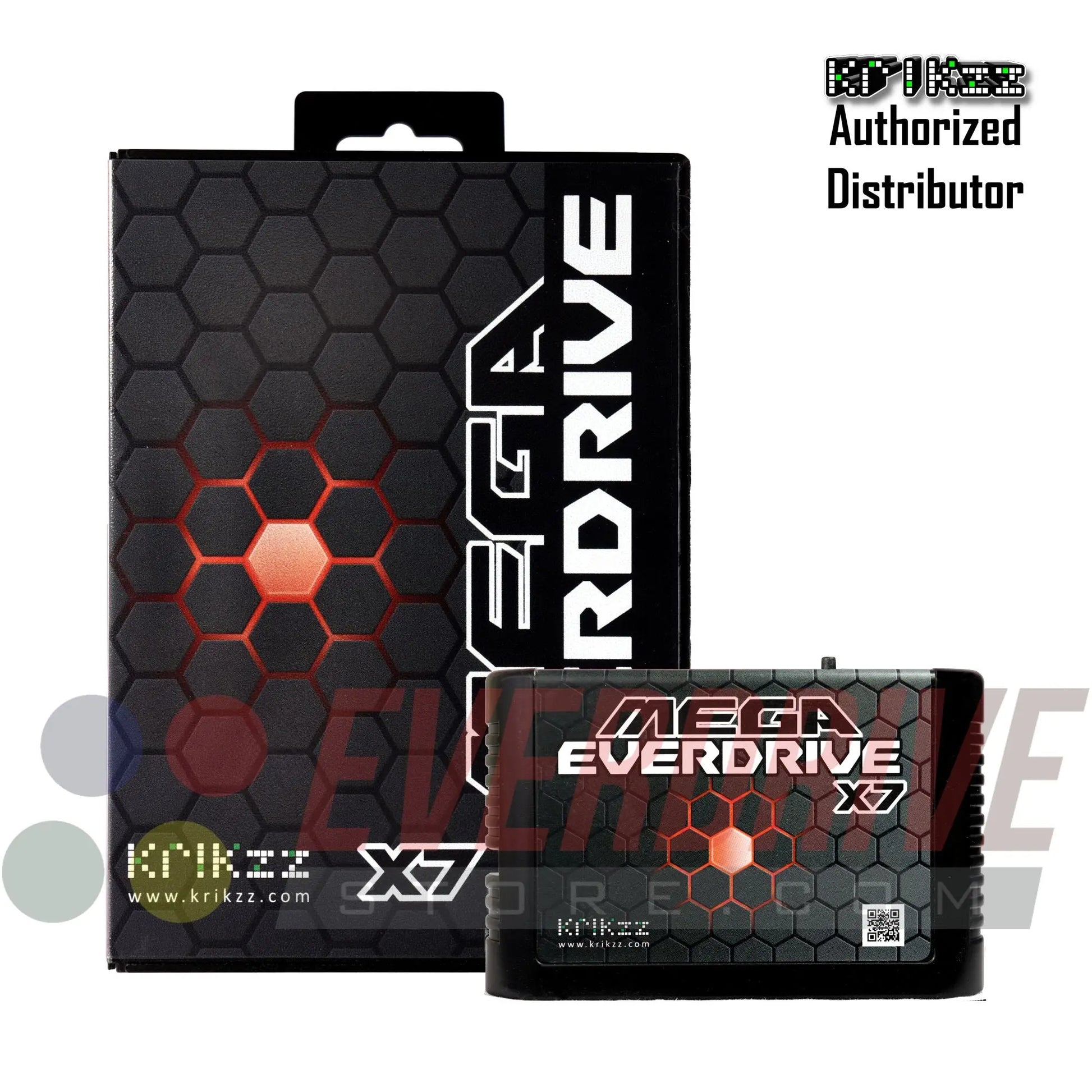 Mega Everdrive X7 - Black by Krikzz for Genesis or Mega Drive Krikzz