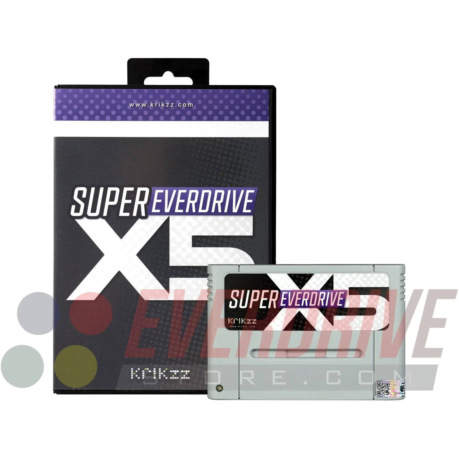 Super Everdrive X5 - Gray by Krikzz for SNES or Super Famicom Krikzz