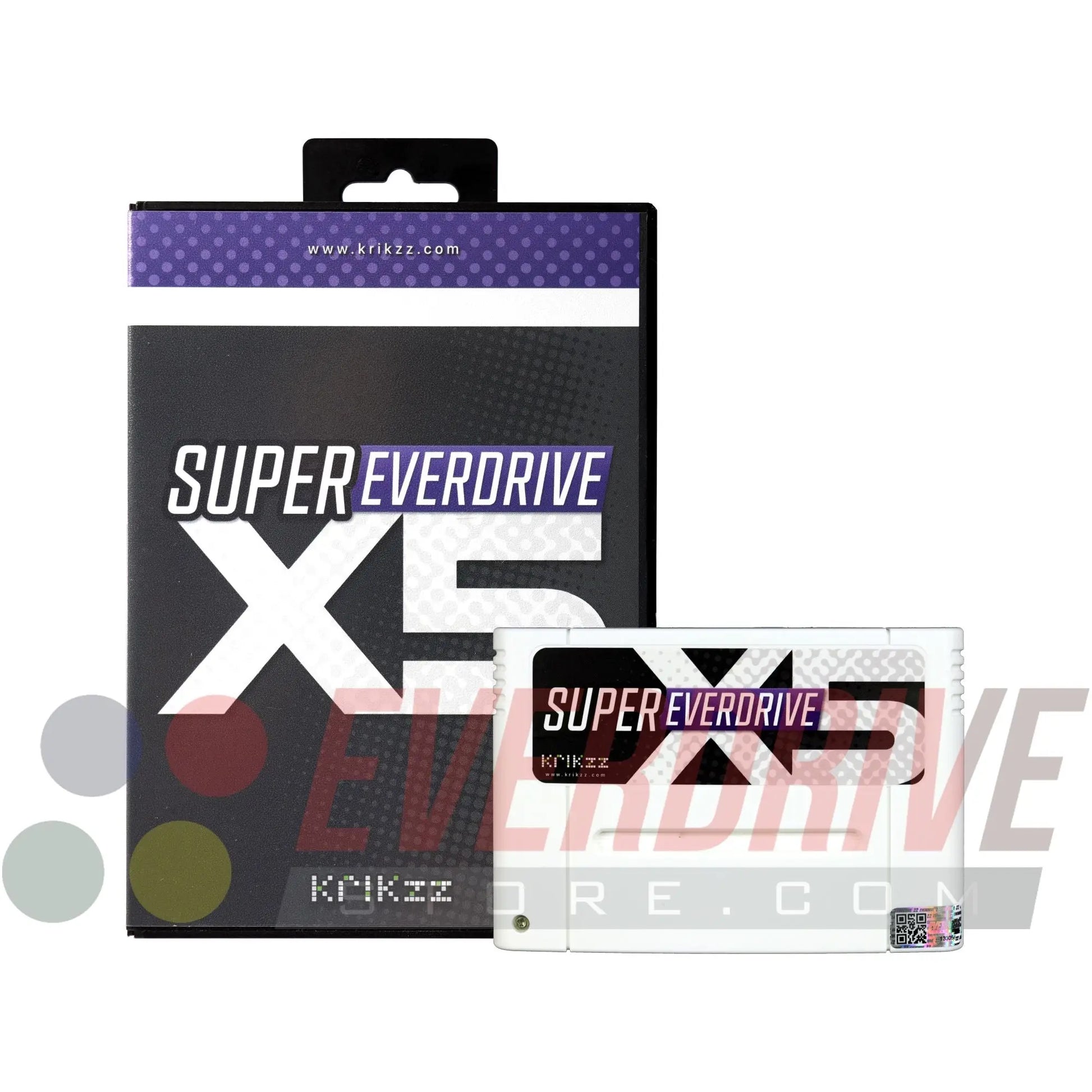 Super Everdrive X5 - White by Krikzz for SNES or Super Famicom Krikzz