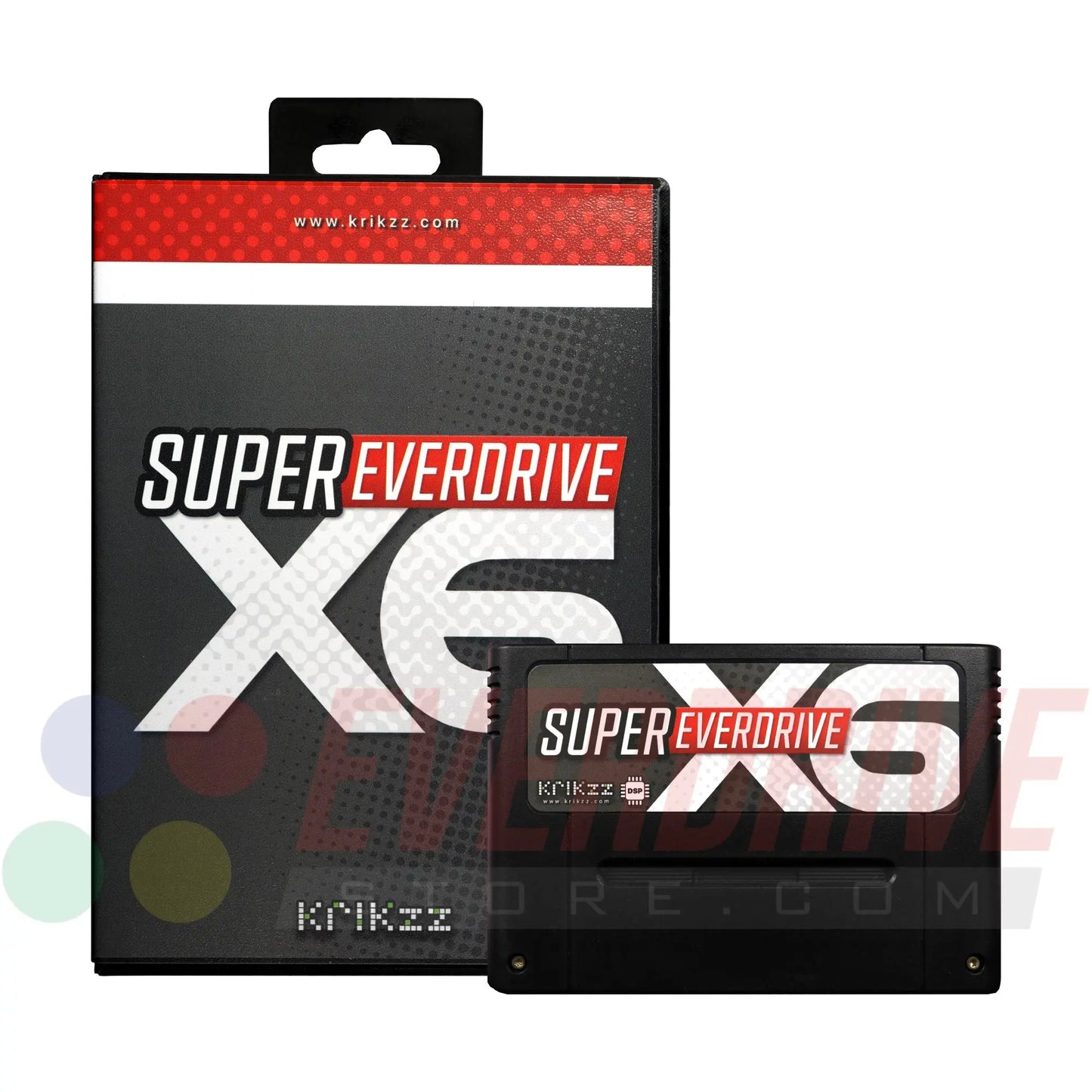 Super Everdrive X6 DSP - Black by Krikzz for SNES or Super Famicom Krikzz