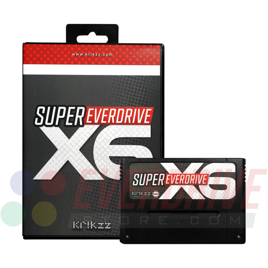 Super Everdrive X6 DSP - Black by Krikzz for SNES or Super Famicom Krikzz