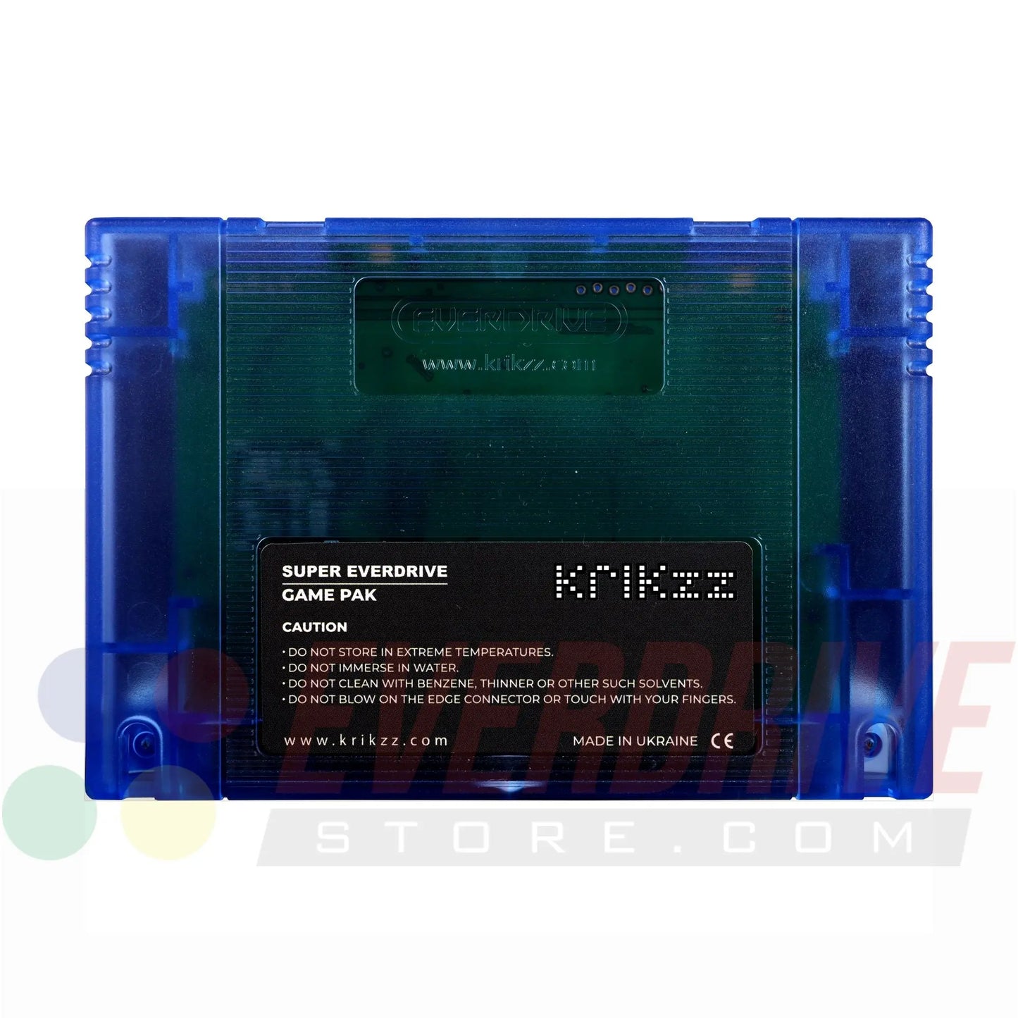 Super Everdrive X6 DSP - Frosted Blue by Krikzz for SNES or Super Famicom Krikzz