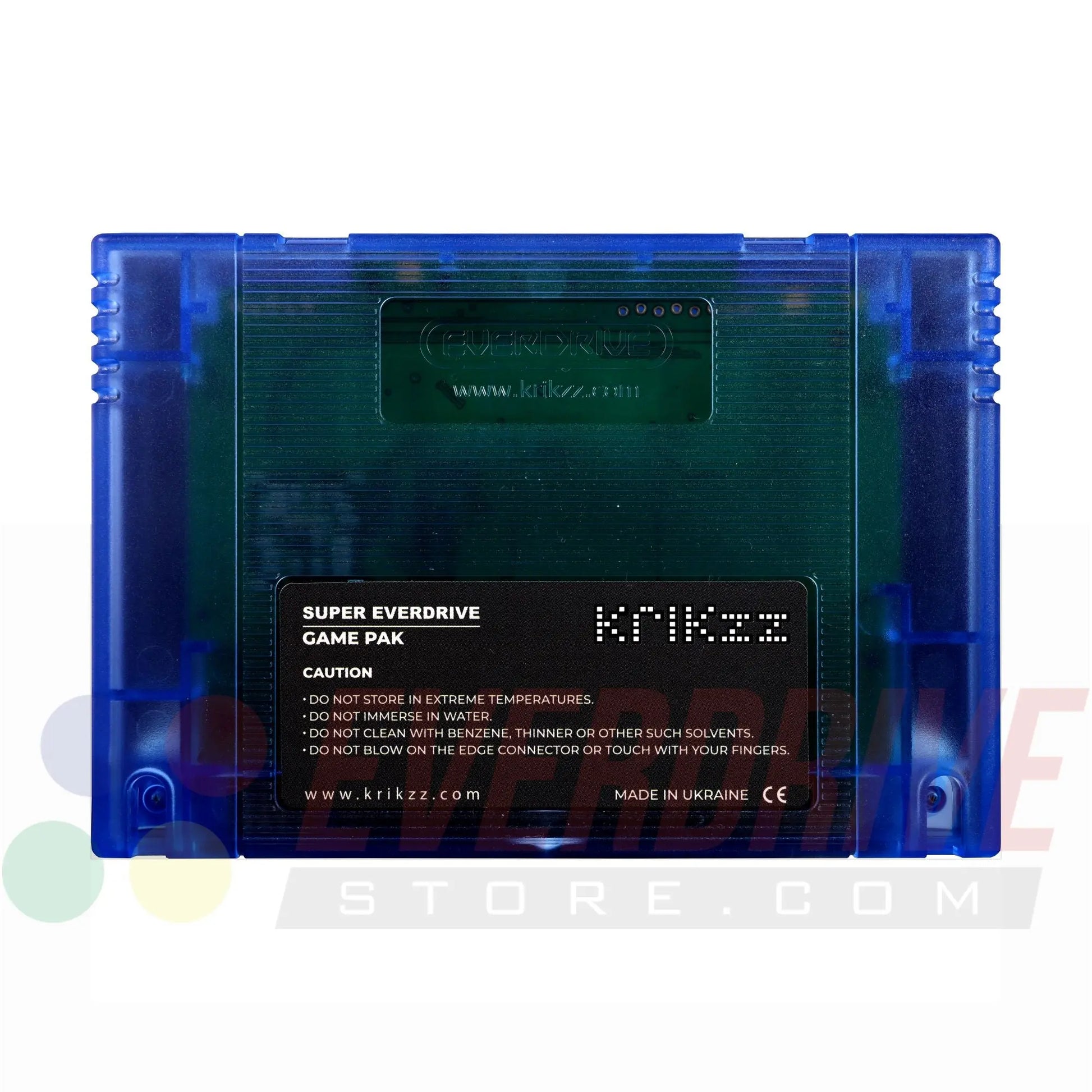 Super Everdrive X6 DSP - Frosted Blue by Krikzz for SNES or Super Famicom Krikzz