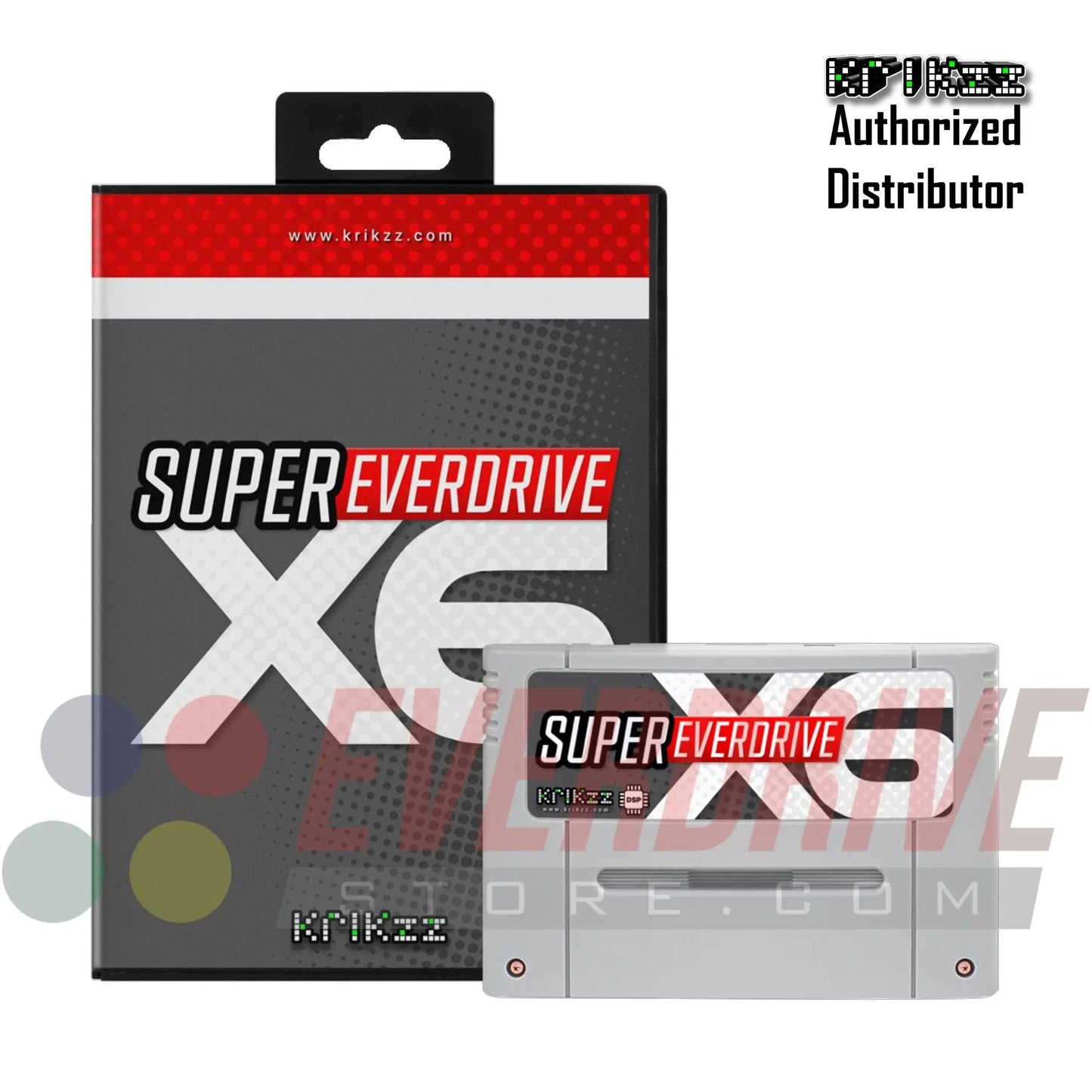 Super Everdrive X6 DSP - Gray by Krikzz for SNES or Super Famicom Krikzz