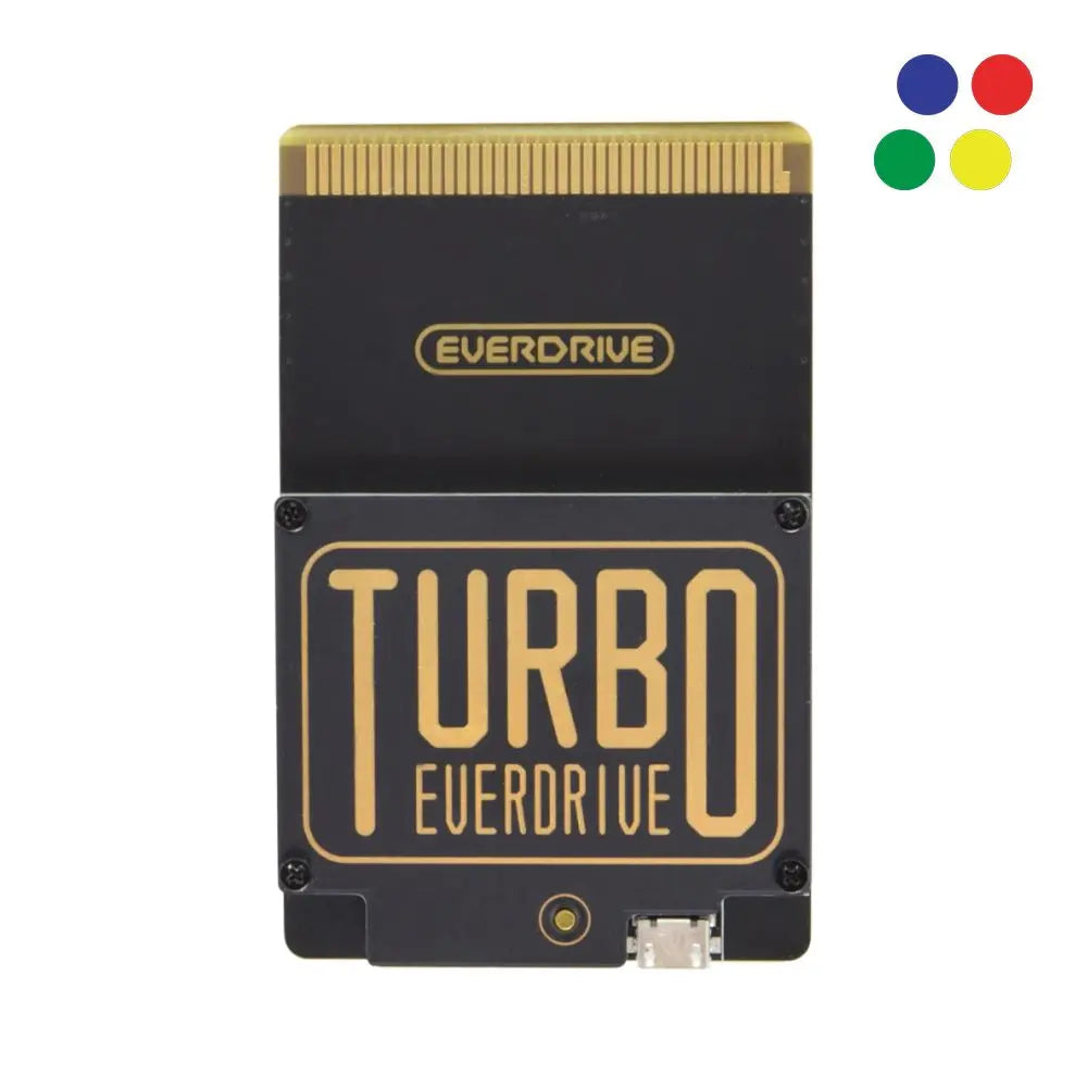 Turbo Everdrive Pro - Black by Krikzz for TurboGrafx-16 or PC-Engine KRIKzz