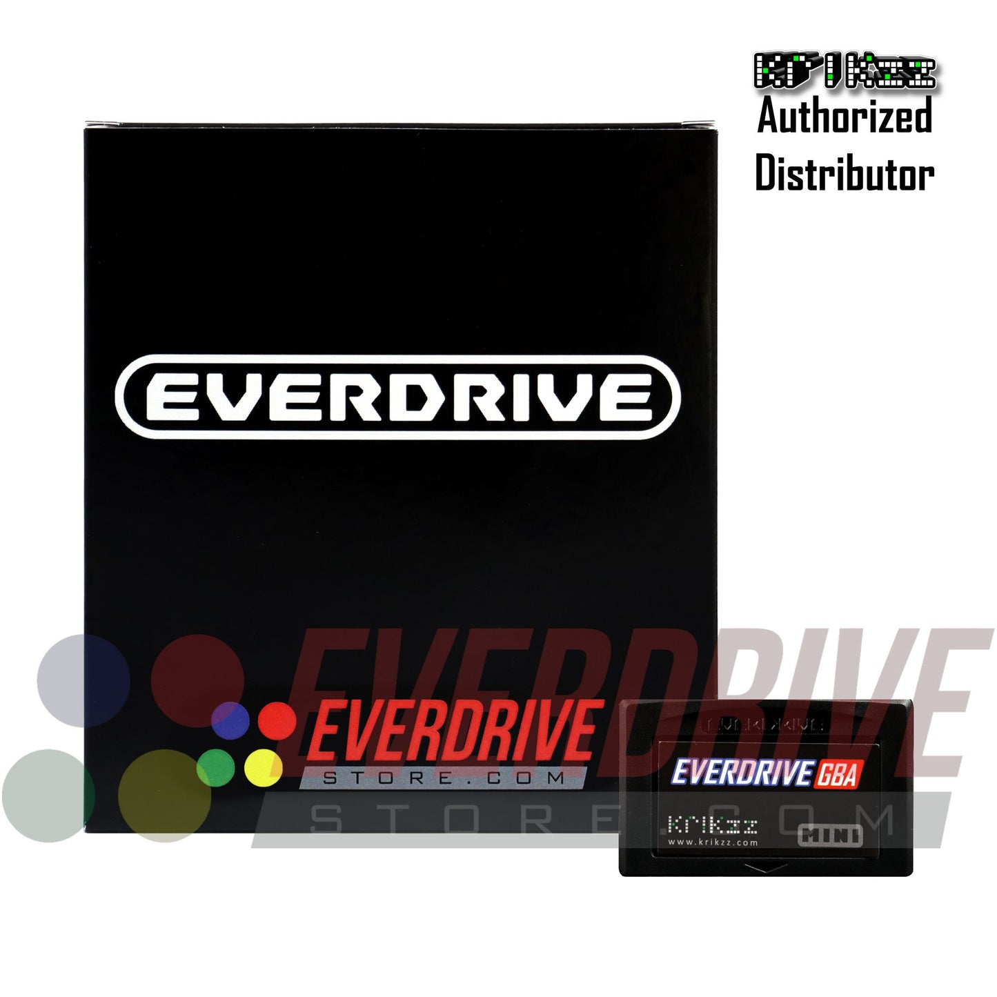 Everdrive GBA Mini - Black by Krikzz for GBA