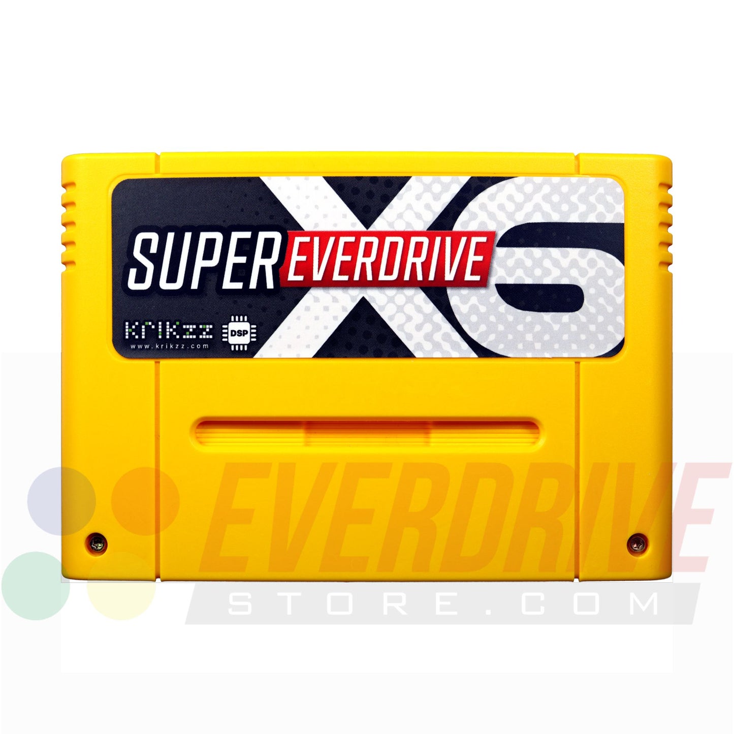 Super Everdrive X6 DSP - Yellow by Krikzz for SNES or Super Famicom