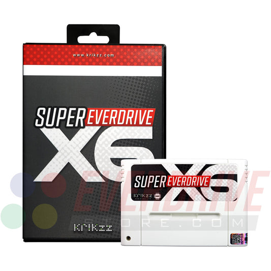 Super Everdrive X6 DSP - White by Krikzz for SNES or Super Famicom